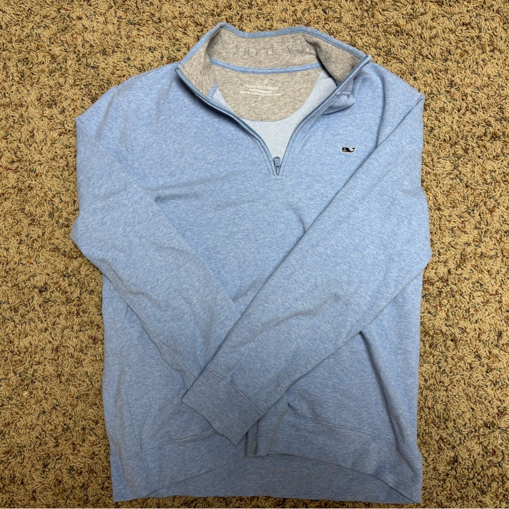 Vineyard Vines Blue Performance Pullover